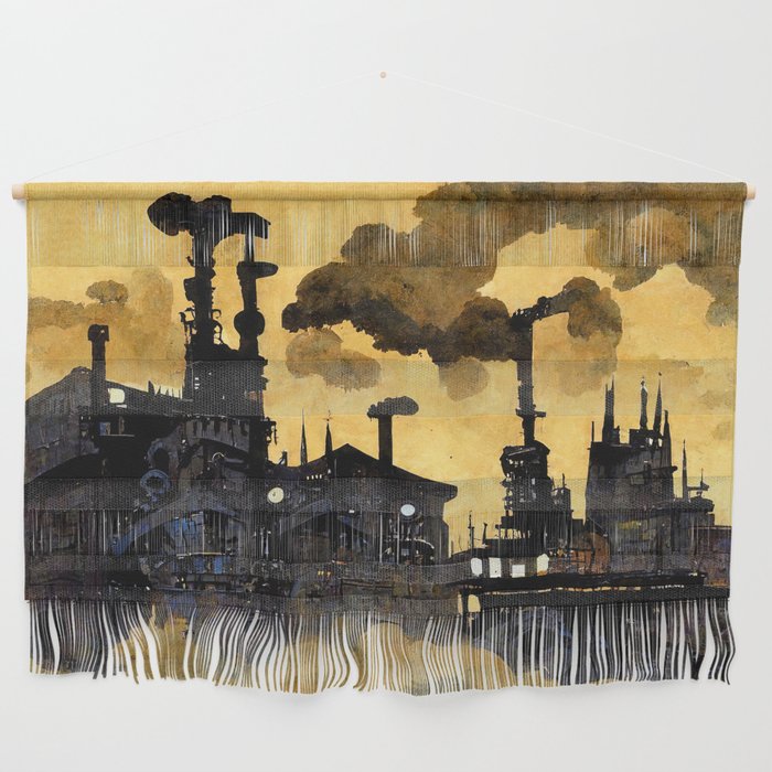A world enveloped in pollution Wall Hanging