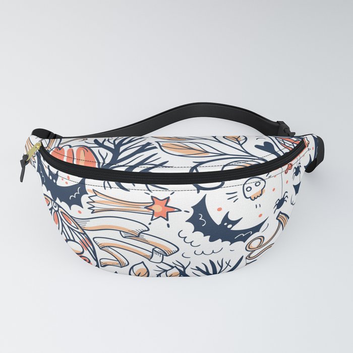 Halloween Pattern Background  Fanny Pack