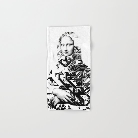 Mona Lisa Platina 1 Hand & Bath Towel