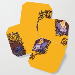 Gemini: Art Nouveau Zodiac Coaster