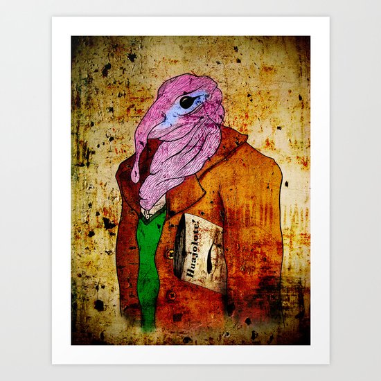 Draw me a Huajolote! Art Print