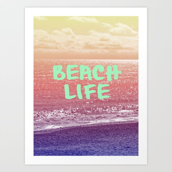 Beach Life Art Print
