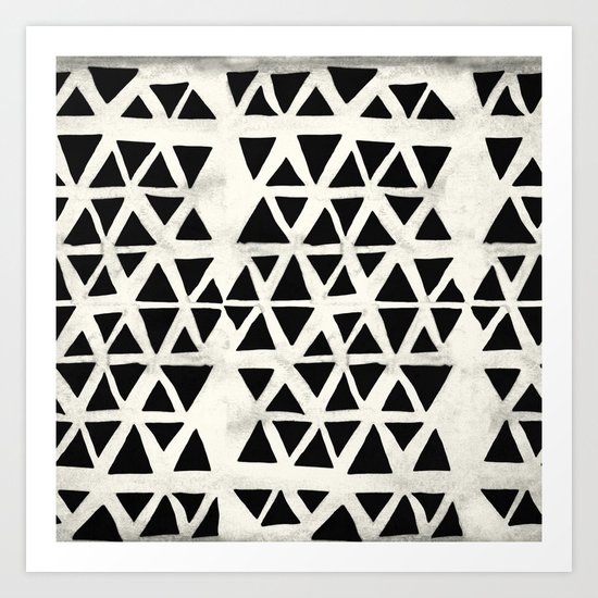 Tribal Geometric Art Print