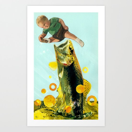Catch of the Day Art Print