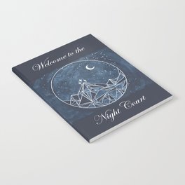 Night Court moon and stars Notebook