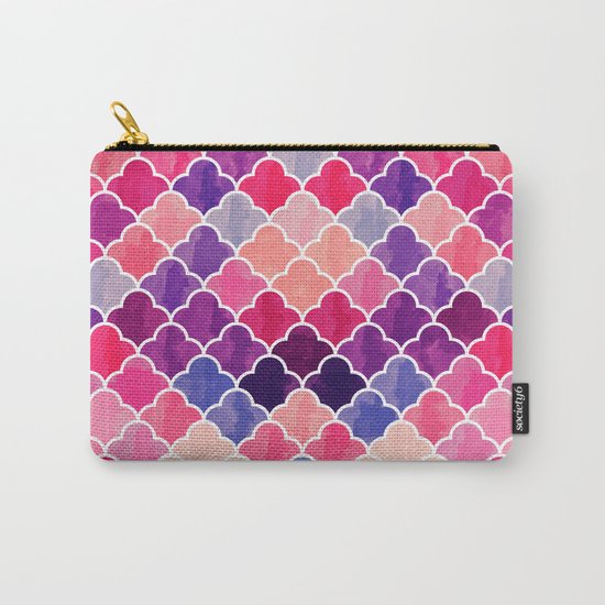 Watercolor Lovely Pattern VVXII Carry-All Pouch