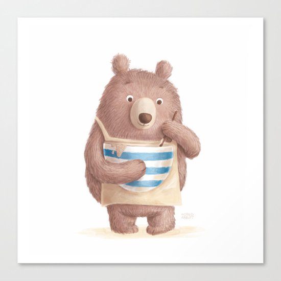 Cake mixture, my favourite Canvas Print
