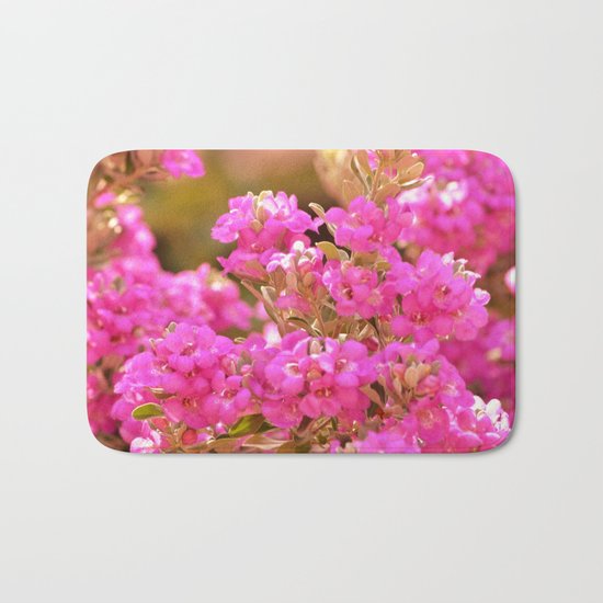 Pretty Pink Petals Bath Mat