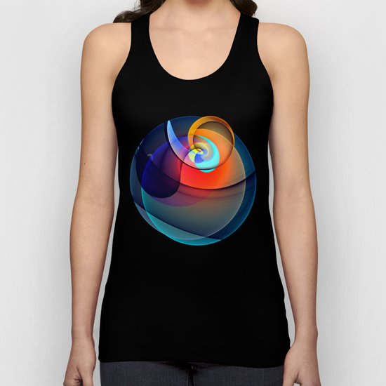 Other dimensions, colourful fractal abstract Unisex Tank Top