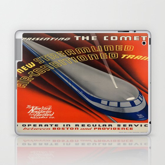 Vintage poster - The Comet Laptop & iPad Skin