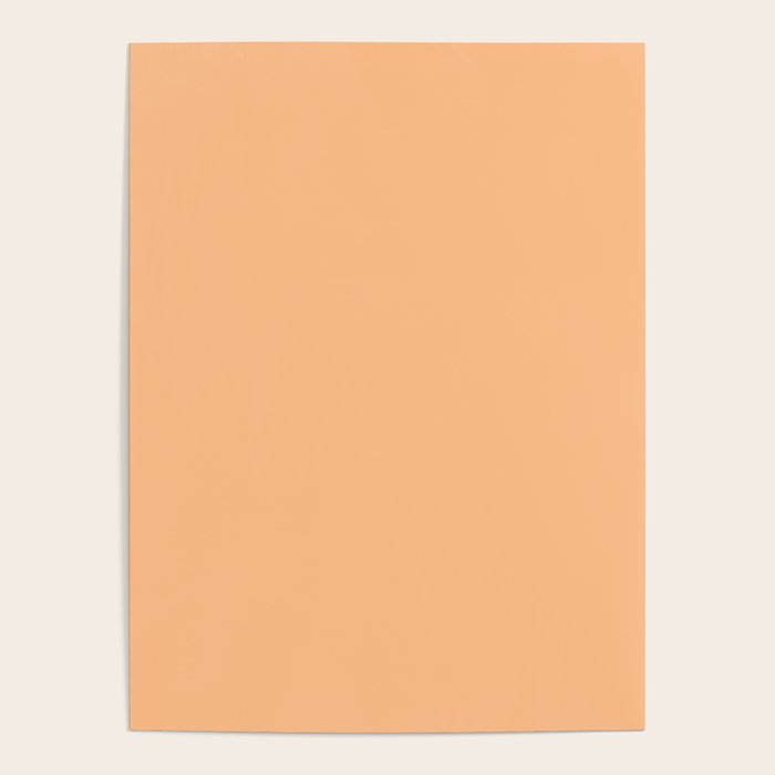 From The Crayon Box Macaroni and Cheese Pastel Orange Solid Color