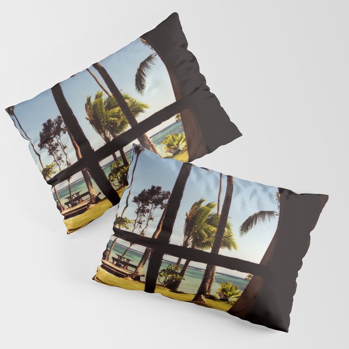 beachy pillow shams