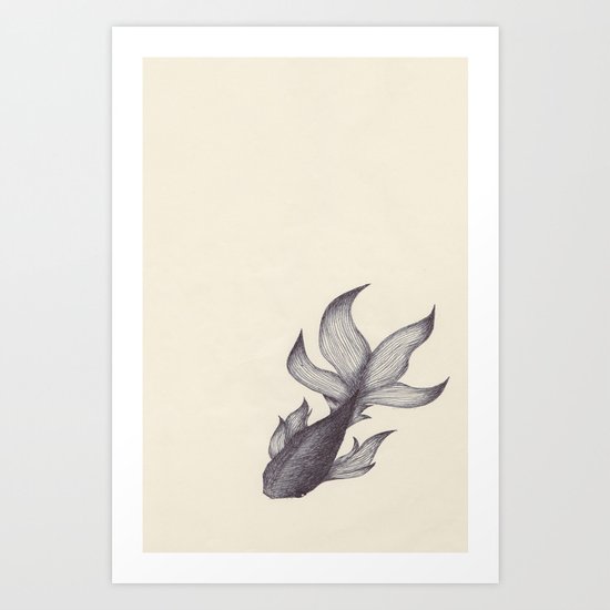 Just Keep Swimming Art Print