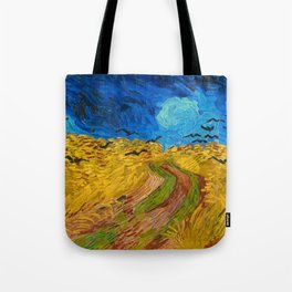 Wheatfield with Crows, 1890 by Vincent van Gogh Tote Bag