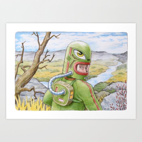 The Fissure Art Print
