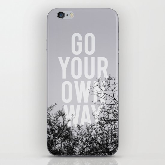 Go Your Own Way II iPhone & iPod Skin