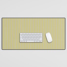 Seersucker Yellow and Grey | Color of the Year 2021 Desk Mat