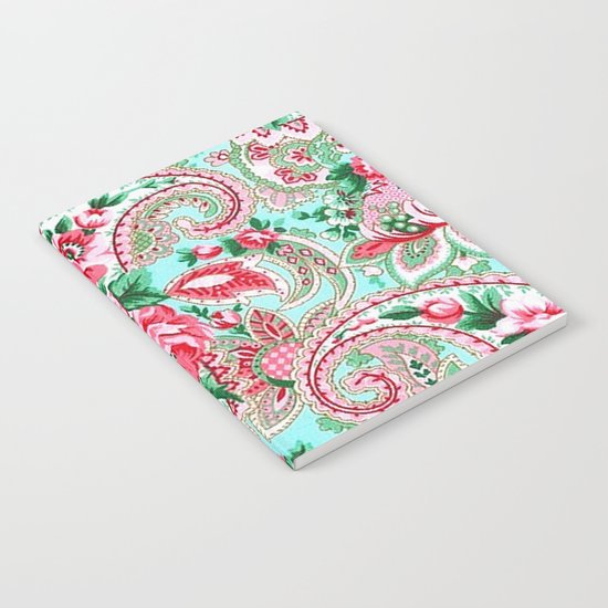 Floral Paisley Pattern 01 Notebook