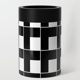 black white cage Can Cooler