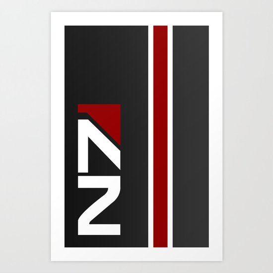 Mass Effect - N7 Hardcase Art Print