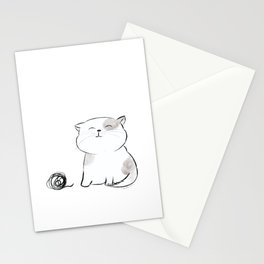 Play with me, Human. Stationery Cards