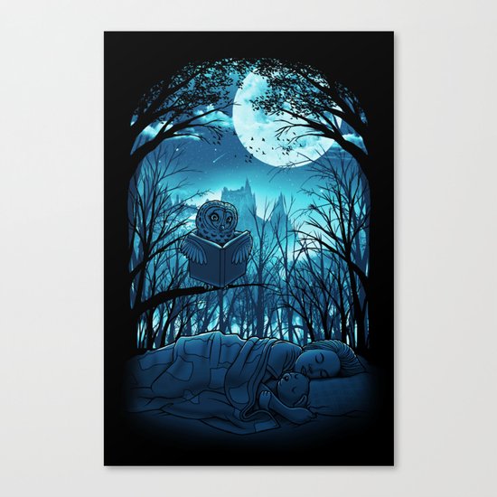 Bedtime Story Canvas Print