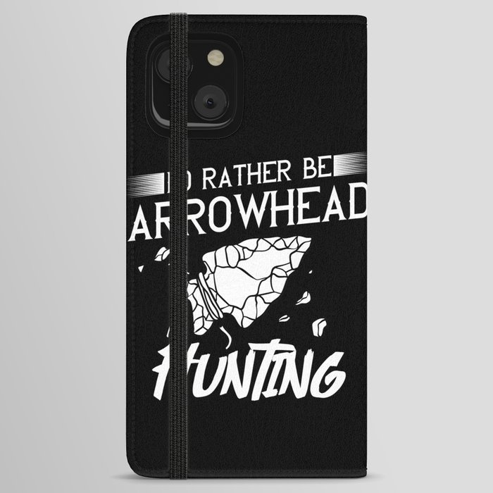 Arrowhead Hunting Collection Indian Stone iPhone Wallet Case