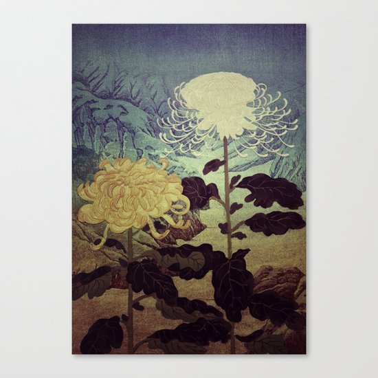 Midnight Climbing towards Kankoi Canvas Print