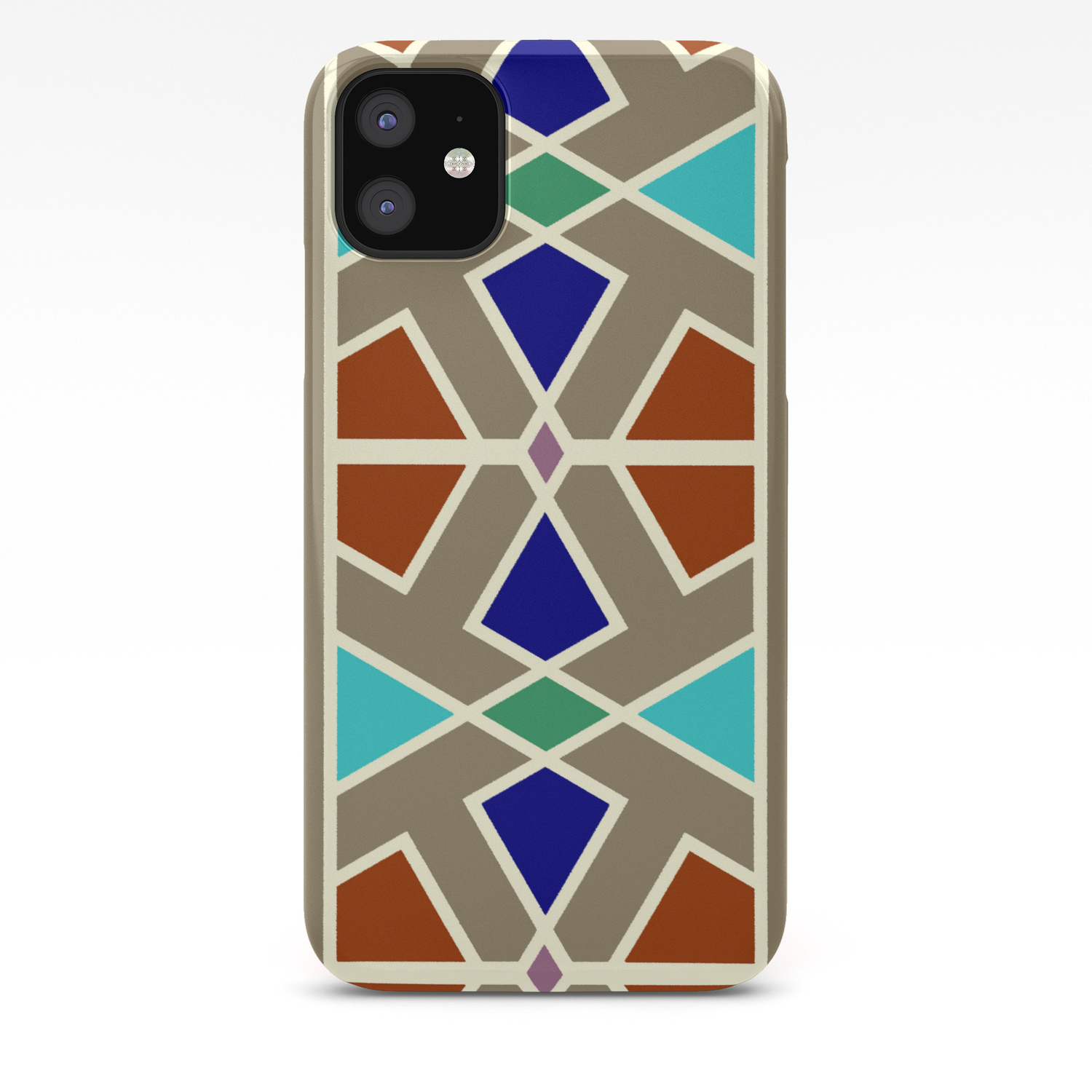 Islamic Moroccan Andalousie Geometric Wallpaper Iphone Case By