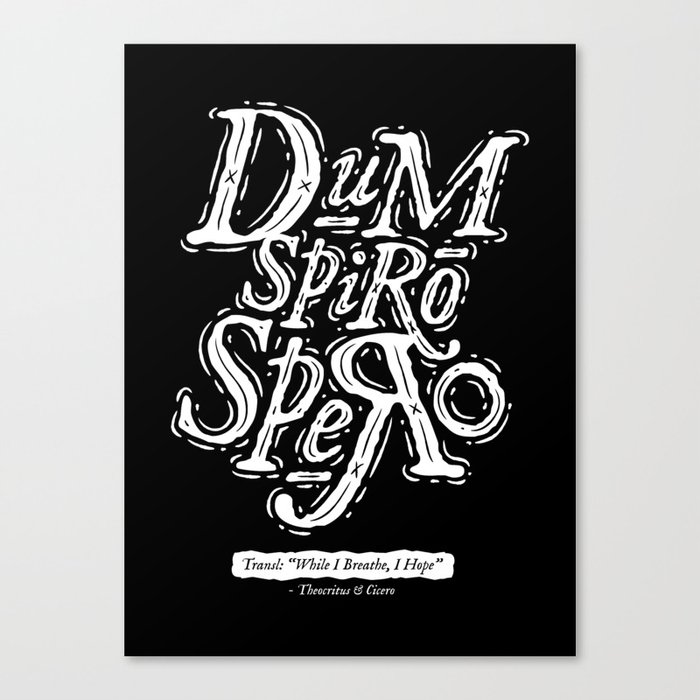 Dum spiro spero тату эскизы