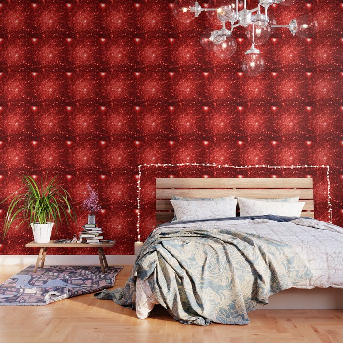 GalaXy : Red Glitter Sparkle Wallpaper