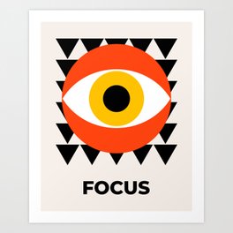 Focus | Bauhaus Art Print