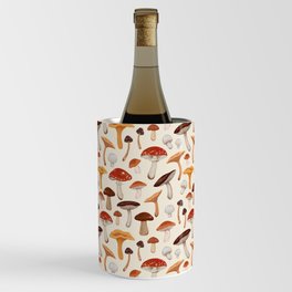 Mushroom Medley Pattern - Neutral Wine Chiller