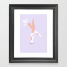 Ballet dancer Framed Art Print