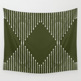 Geo (Olive Green) Wall Tapestry