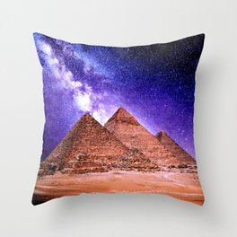 The Egyptian Pyramids Throw Pillow