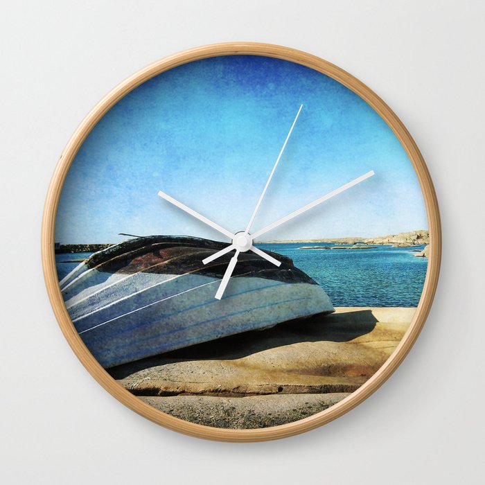 Fishing Boat Wall Clock