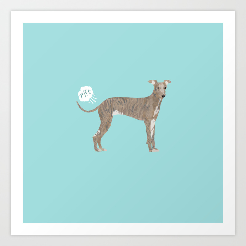 Italian Greyhound Farting Dog Cute Funny Dog Gifts Pure Breed Dogs