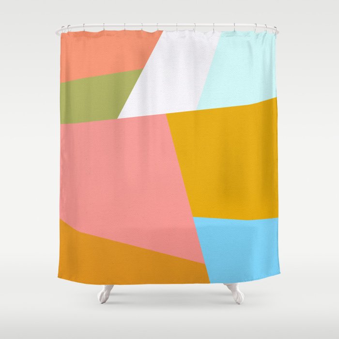 Mod Summer Vibes Pattern Nº1   Shower Curtain