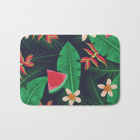 Tropical Watermelon Bath Mat