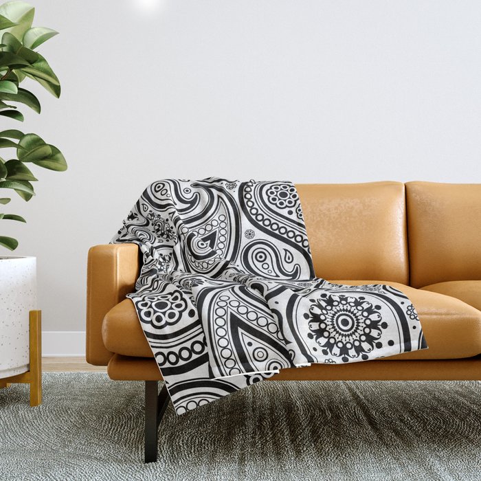 Paisley blanket throws outlet