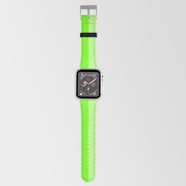 Lime Green Two Monochrome Tone Color Block Apple Watch Band