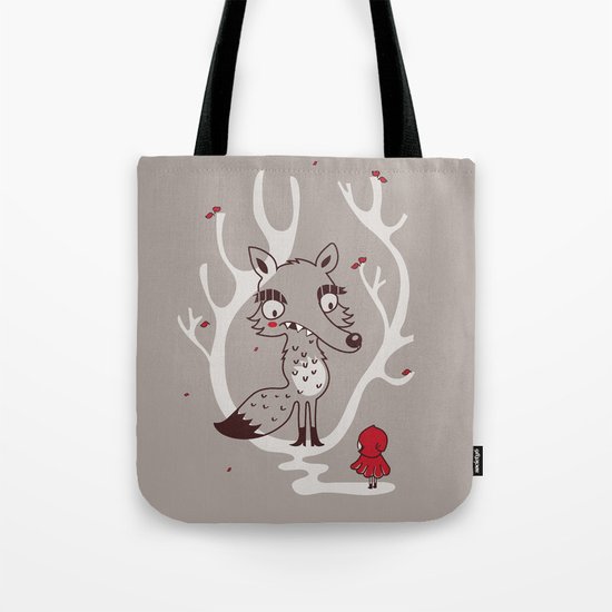 Hello big wolf Tote Bag