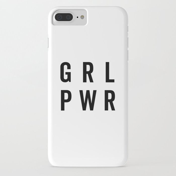 grl pwr / girl power quote iphone case