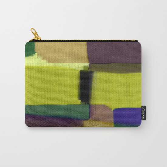 Simply Abstract X - Abstract, oil painting, pastel colours Carry-All Pouch