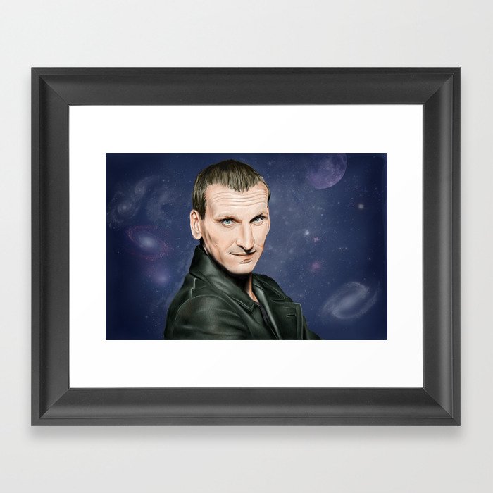 9th Doctor Who Framed Art Print