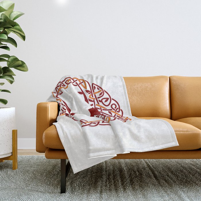 Tree of life throw blanket top