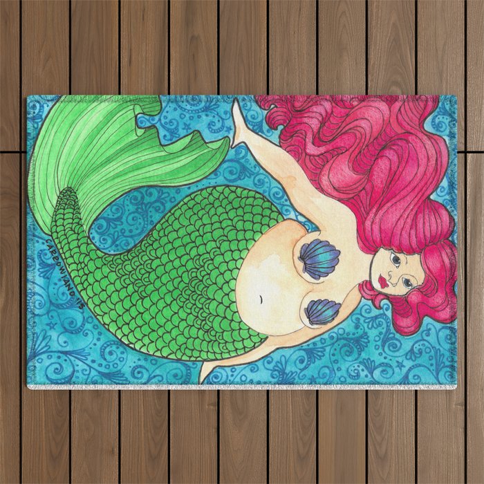 Mermaid Outdoor Rug