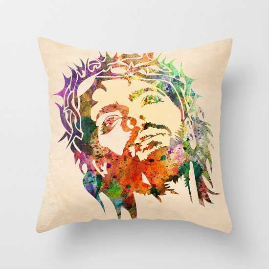 JESUS Throw Pillow