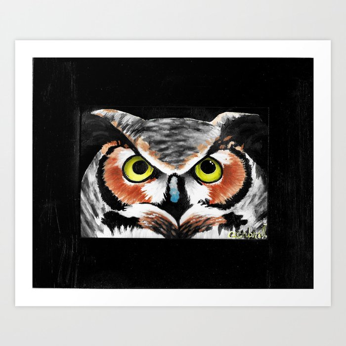 Owl-19 Art Print
